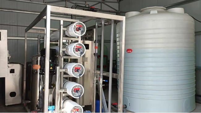 10吨二级反渗透设备 5t纯净水处理食品厂用设备